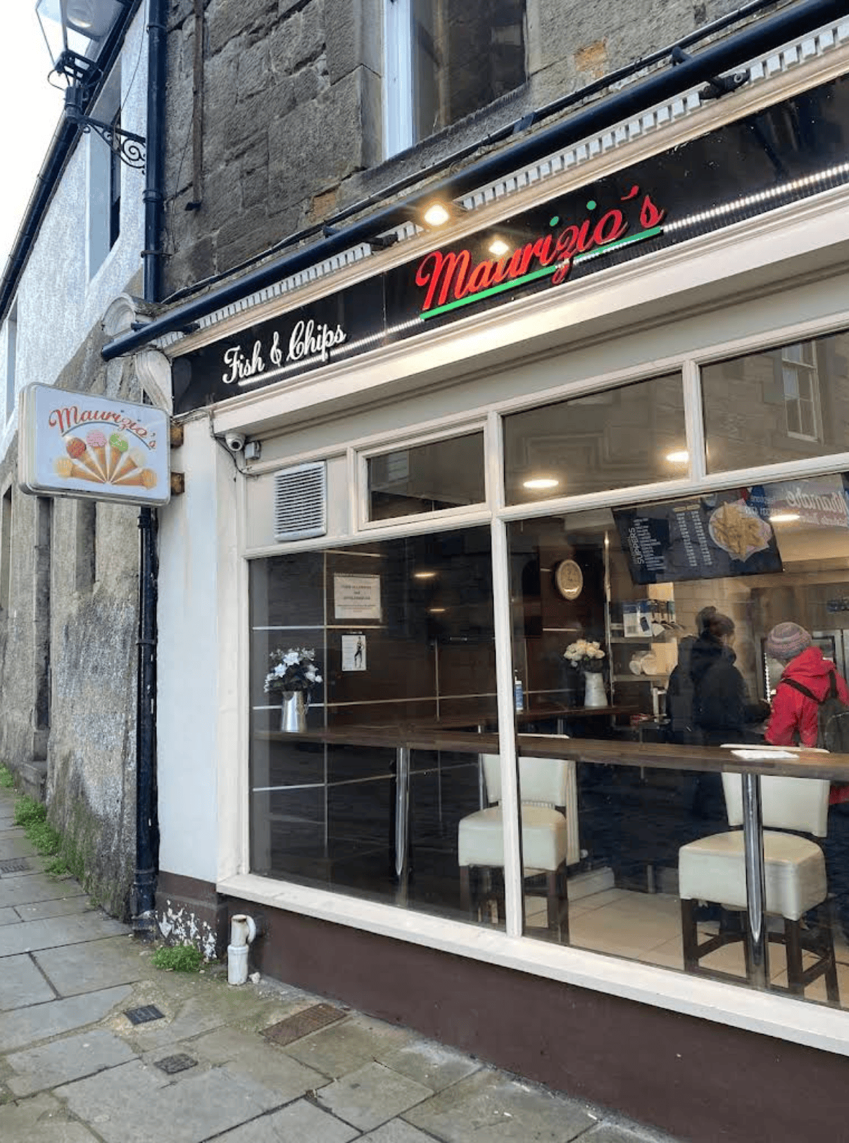 Maurizio's SQ Takeaway in South Queensferry.